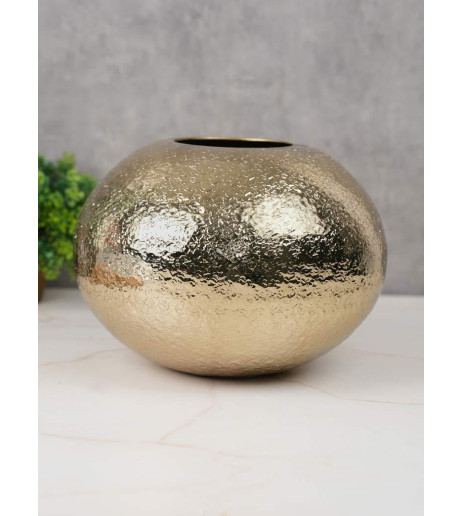 فازة ورد   LUXEN S - FLOWER VASE  ALUMINIUM GOLD